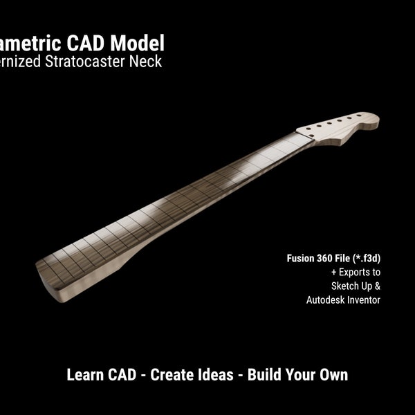 Guitar Neck Cnc Files Etsy Canada