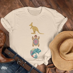 Chemise australienne, t-shirt d’amoureux de l’Australie, chemise d’animaux australiens, cadeau australien, t-shirt australia day, chemises australiennes, chemises australiennes