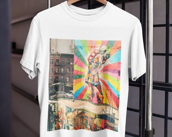 Street Graffiti Street Art T-Shirt, Unisex T-Shirt, Mens, Womens, Short Sleeve Shirt, Graphic Tee, Street Wear