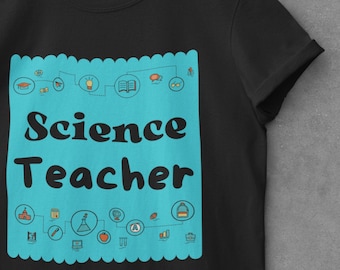 First Day of School  Science Teacher Shirt, Teacher Gifts, Teacher Tee, Teacher Team Shirts, New Teacher Gift, Teacher T Shirt,