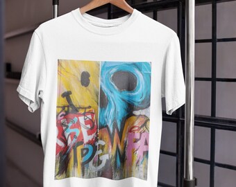 Street Graffiti Street Art T-Shirt, Unisex T-Shirt, Mens, Womens, Short Sleeve Shirt, Graphic Tee, Street Wear