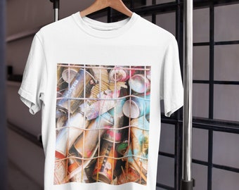 Street Graffiti Street Art T-Shirt, Unisex T-Shirt, Mens, Womens, Short Sleeve Shirt, Graphic Tee, Street Wear