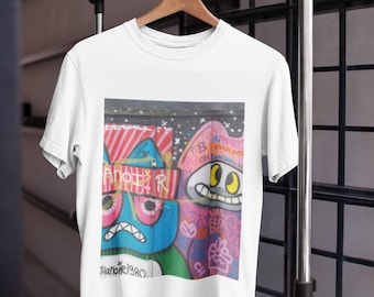 Street Graffiti Street Art T-Shirt, Unisex T-Shirt, Mens, Womens, Short Sleeve Shirt, Graphic Tee, Street Wear