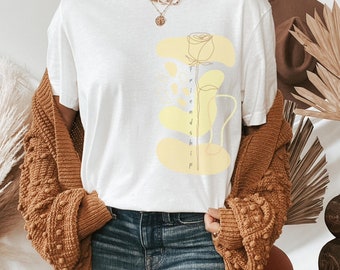 Wild Flowers Shirt, Wildflower Tshirt, Floral Shirt, Botanical Shirt, Flower Shirt, Nature Lover Shirt, Ladies Shirts, Flower Tee
