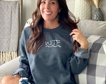 WTF What the f*ck Hoodie | Aesthetic Sweatshirt Cool Sweater Oversized Hoodie Womens Clothing VSCO Tumblr Hoodie