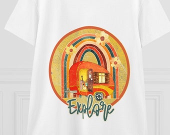 Summer Travel Design Tshirt, Beautiful gift for Her, Womens Graphic  Tshirt, Boho Tshirt, Motivational Womens Tshirt, Colorful Art Tshirt
