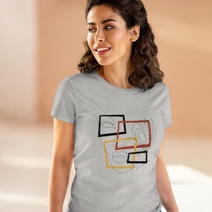 Boho Abstract Shirt, Abstract Face Design, Abstract Design T-shirt, Face Line Shirt, Art Shirt, Minimalist Shirt, Gift for Her