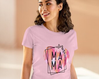 Mama Tshirt, Beautiful gift for Her, Womens Graphic Tshirt, Boho Tshirt, Motivational Womens Tshirt, Colorful Art Tshirt