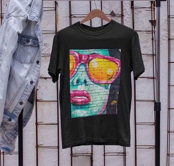 Street Graffiti Street Art T-shirt, Unisex T-shirt, Mens, Womens 