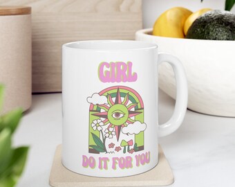 Self Love Mug, Motivational Gift For Women, Inspirational Self-Care Mug For Mental Health