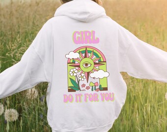 Preppy Aesthetic Hoodie, Inspirational Hoodie. Sayings on Back, Self Love Hoodie, VSCO Hoodie, Pinterest Hoodie, Trendy Hoodies