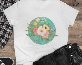 Custom Design Tshirt, Beautiful gift for Her, Womens Graphic  Tshirt, Boho Tshirt, Summer Tshirt, Colorful Art Tshirt