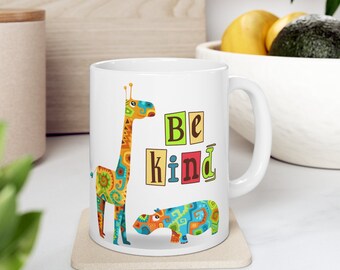 Giraffe Mug, Giraffe Coffee Mug, Giraffe Tea Mug, Giraffe Print Mug, Giraffe Lover Mug, Giraffe Gift,