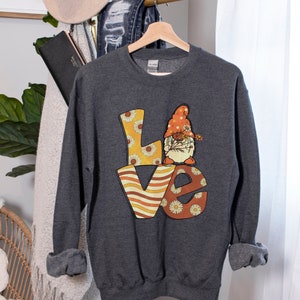 Fall Gnome Sweater, Fall Pumpkin Sweatshirt, Thanksgiving Sweatshirt, Fall Sweater, Pumpkin Sweater, Gnomes Sweatshirt