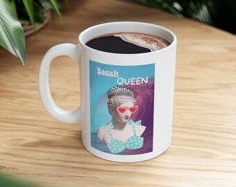 Beach Goddess Funny Mug | Greek Goddess Mug Best Friend | Sassy Mug Gift Idea | Gift-for-Her | Funny Mugs for Women | Mugs with Sayings