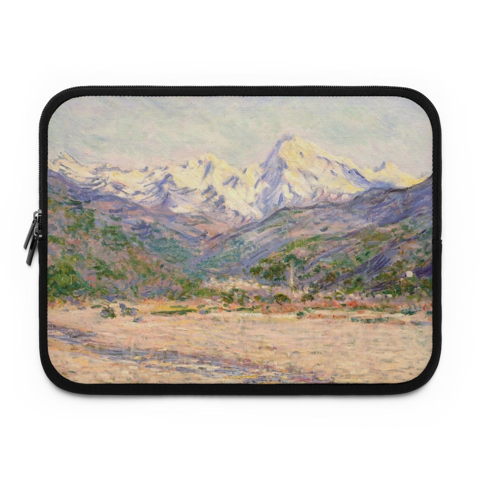 Claude Art Laptop Sleeve Landscape Laptop Cover Art Etsy