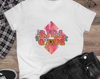 Feminist Design Tshirt, Beautiful gift for Her, Womens Graphic  Tshirt, Boho Tshirt, Hippie Tshirt, Colorful Art Tshirt