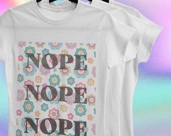 Abstract T-Shirt, Aesthetic Tee, Floral Tshirt, Minimalist Tshirt, Sarcastic Shirt, Boho T Shirt, Style Top, Stylish Tee, Gift for Her