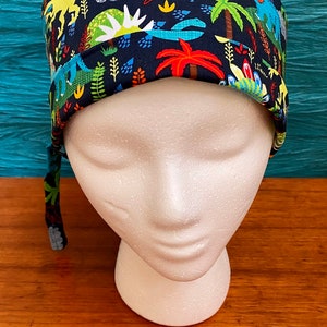 Dinosaur Scrub Cap
