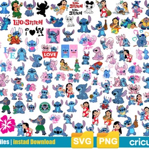 lilo and stitch svg, lilo and stitch bundle svg for cricut, Layered Files, Stitch svg, Stitch png, Layered SVG, cricut, cut files