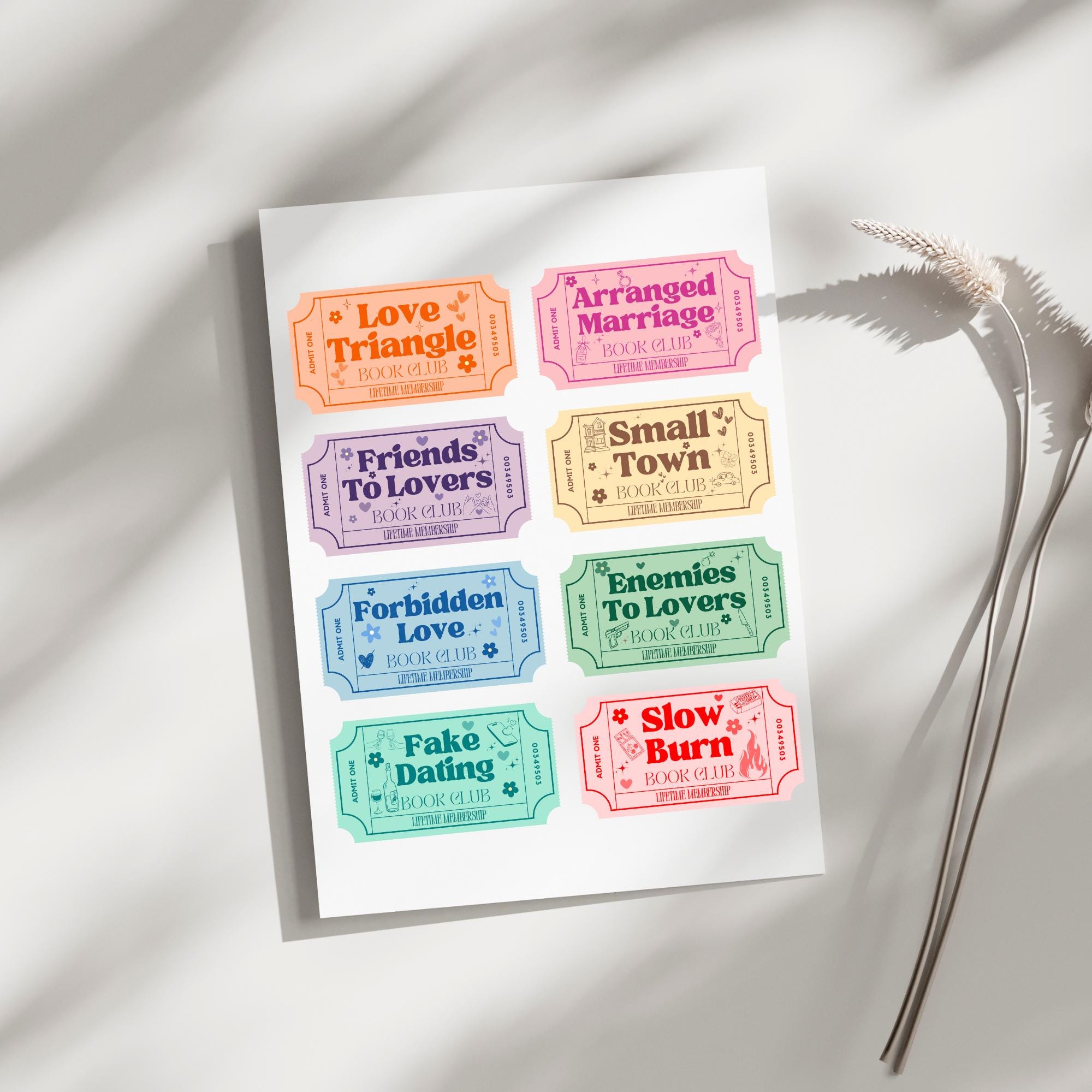 Spicy Book SVG Bundle, Trope Ticket & Raffle PNG, Funny Reading SVG ...