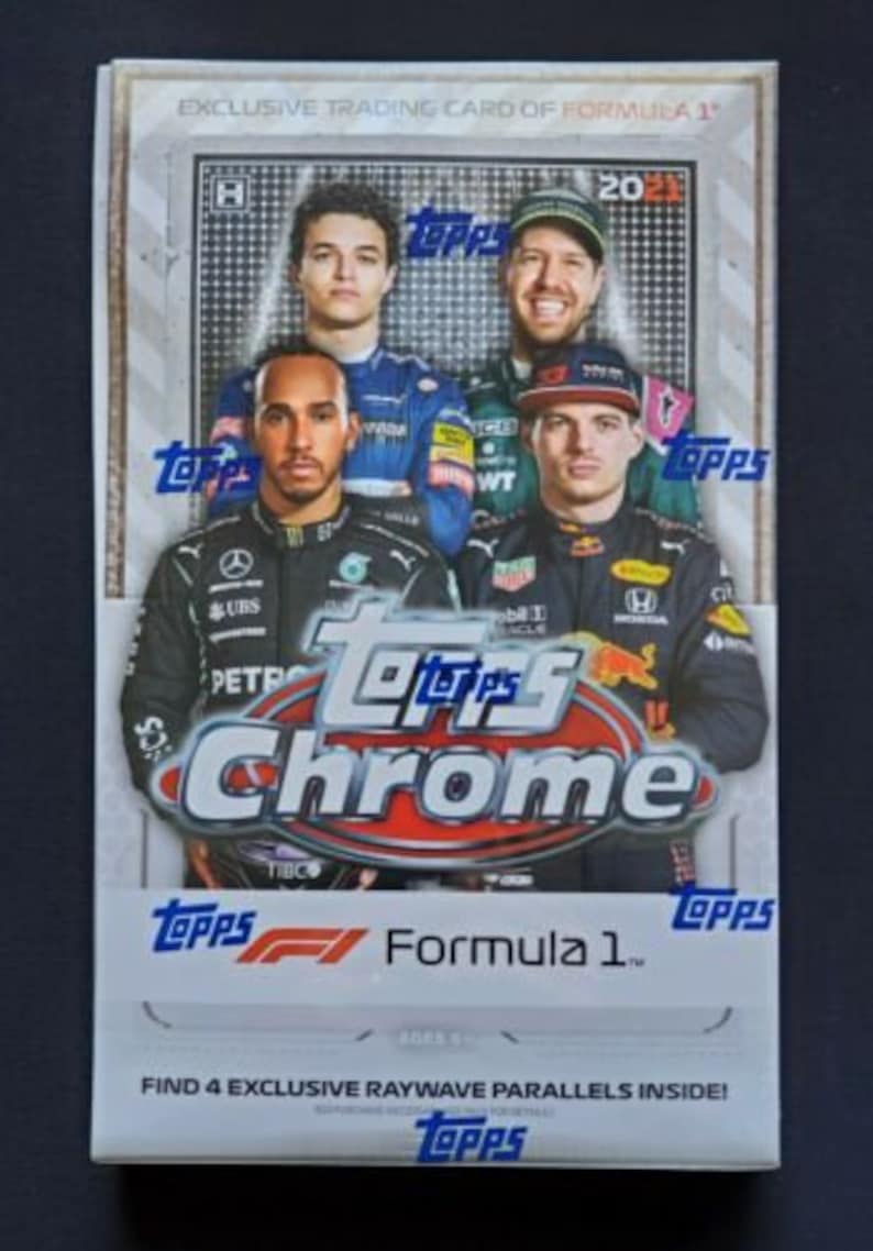 2021 Topps Chrome Formula 1 Racing Hobby Lite Box | Etsy