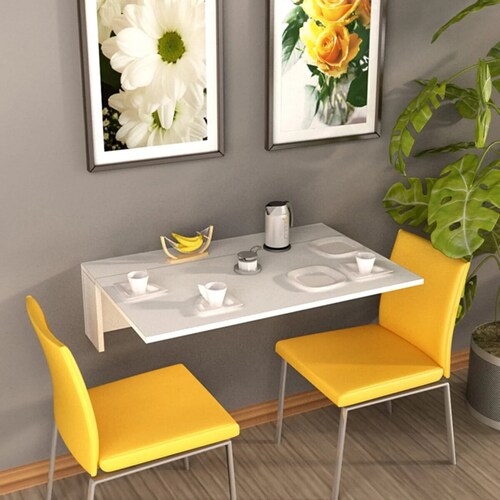 Wall Mounted Folding Dining Table Folding Kitchen Table Etsy