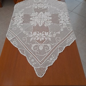 Decorative crochet tablecloths- handmade in the 90&#39;s