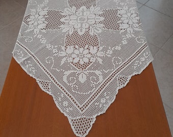 Decorative crochet tablecloths- handmade in the 90's