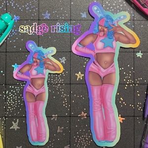 Y2K Megan Thee Stallion Vinyl Aufkleber