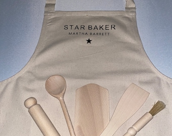 Personalised Childrens Apron | Christmas Gift | Stocking Filler