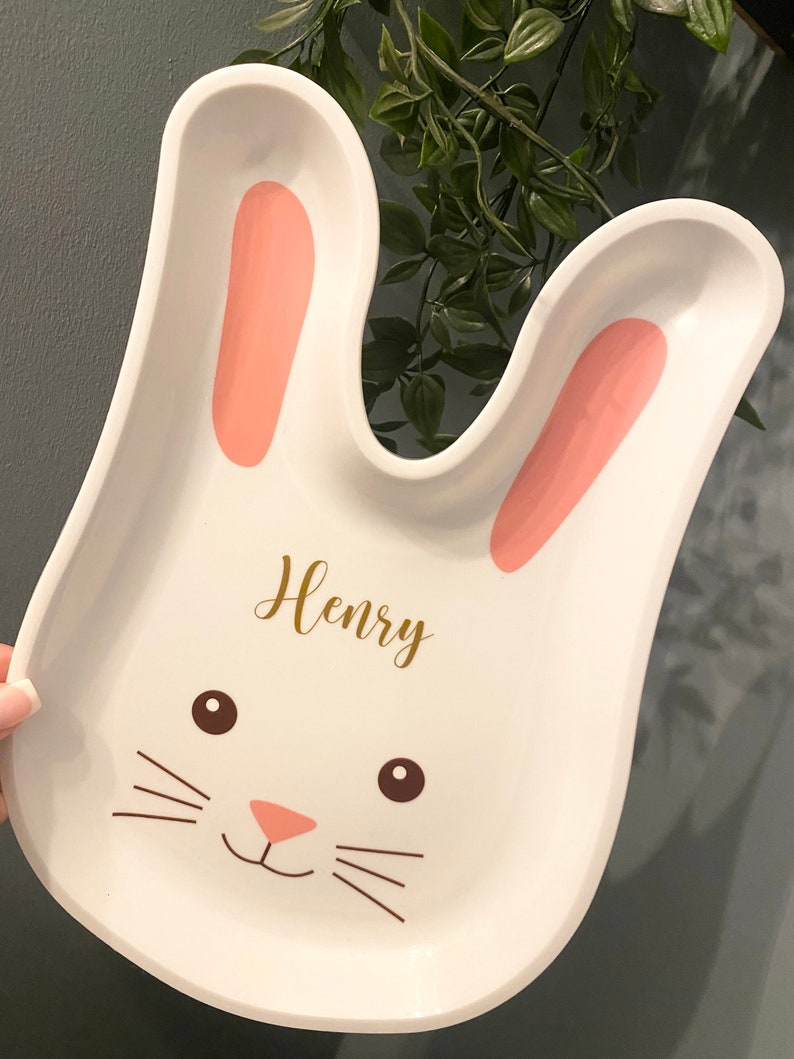 Personalised Easter Bunny Treat Plates image 7