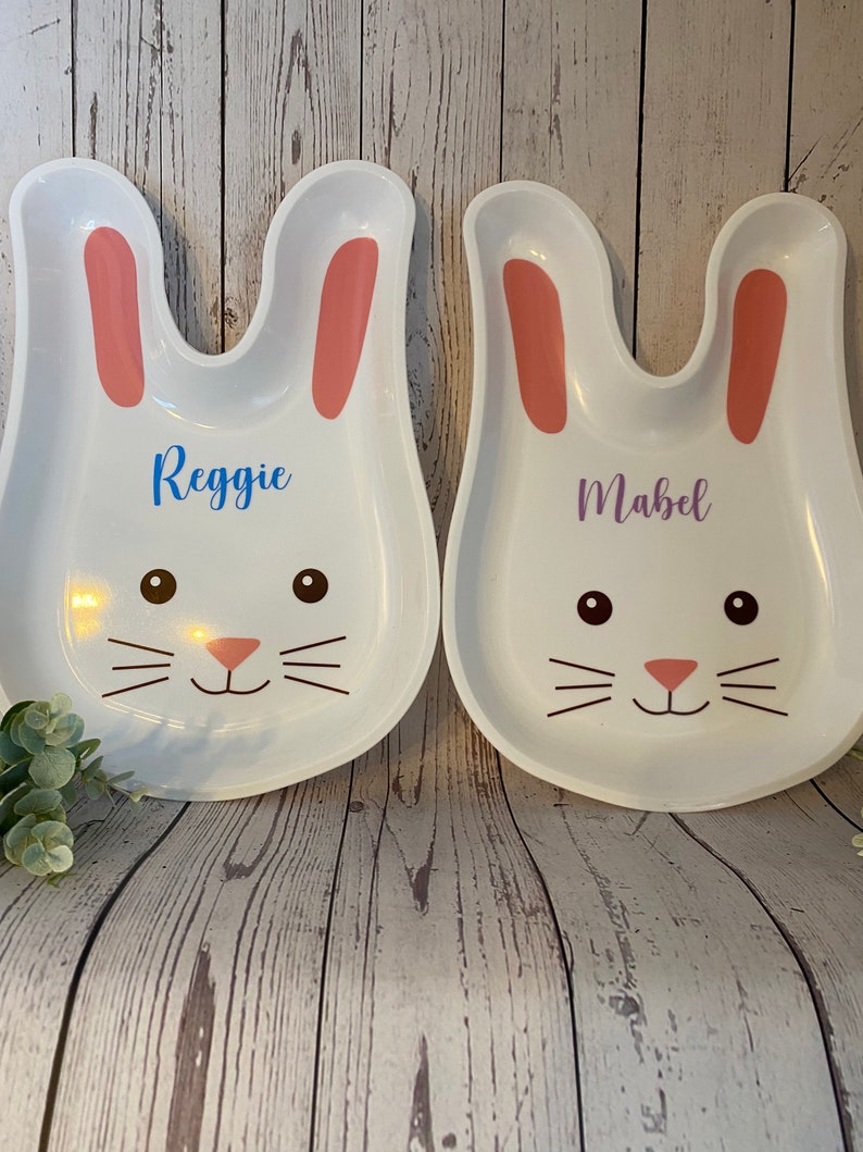Personalised Easter Bunny Treat Plates image 9