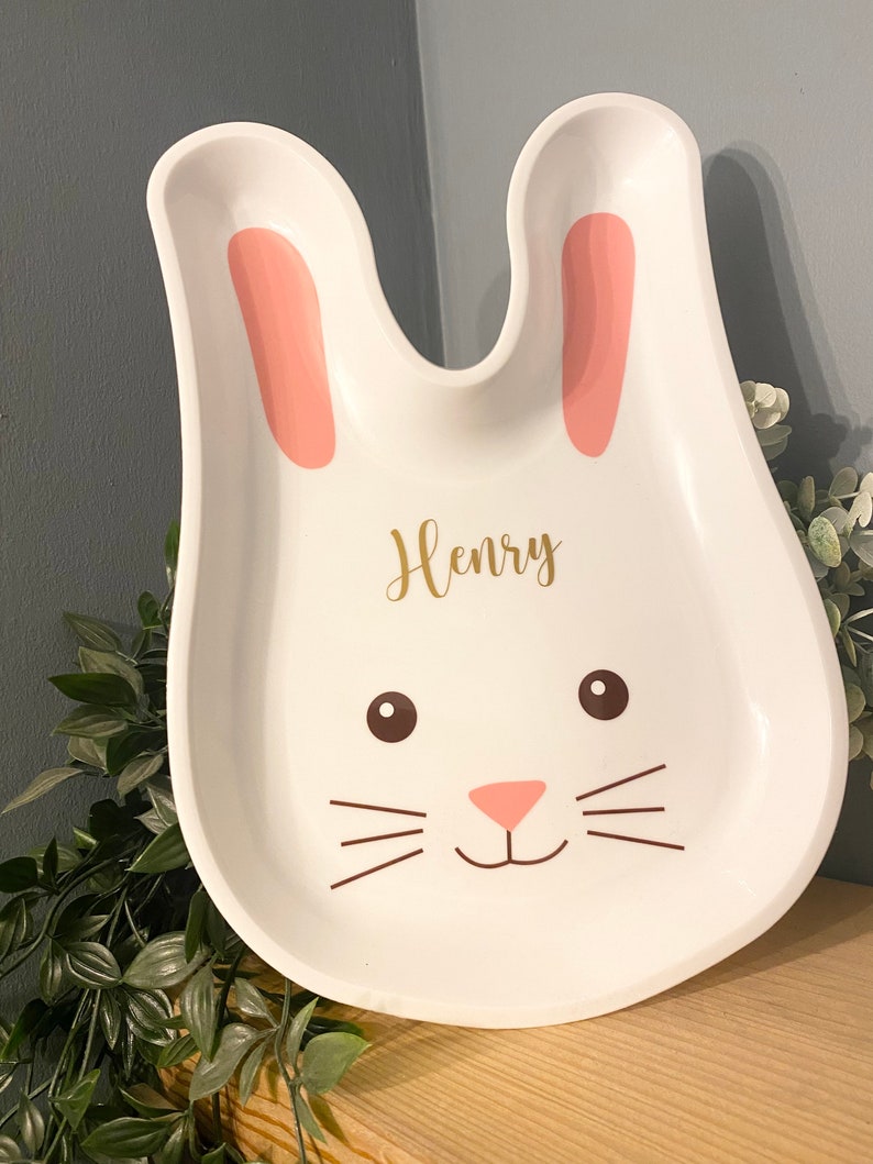 Personalised Easter Bunny Treat Plates image 6