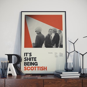 Trainspotting Film Poster, Schottisches Kino Poster, Film Poster, Irvine Welsh Zitat, Geschenk für Schottland-Liebhaber