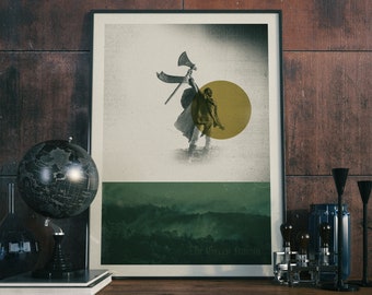 The Green Knight Movie Film 2021 Art Print  Poster Wall Decor No Frame 
