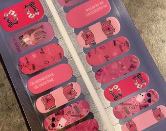 ERWACHSENE 100% Nagellack Wraps- Mittwochs We Wear PINK