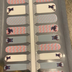 KIDS 100% Nail Polish Wraps- Blue 626
