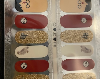 ADULT 100% Nail Polish Wraps You’re A Wizard HP