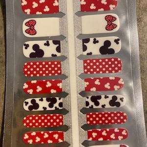 KIDS 100% Nail Polish Wraps: Mouse Dots