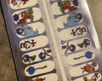 ADULT 100% Nail Polish Wraps- Whoville
