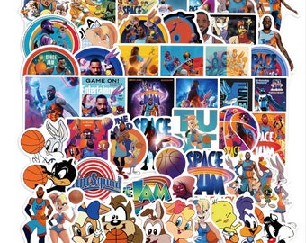 5  Space Jam Mystery Stickers