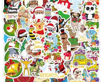 5 Christmas Mystery Stickers