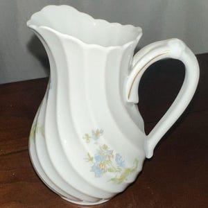 Vintage Haviland Limoges France Creamer Pitcher 4 Floral Print