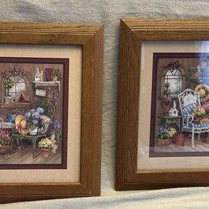 Home InterieurCountry Farm House Cottage Barbara mock lijst gematteerd KUNSTPRINT