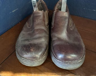 ヴィンテージ ドクターマーチン オーソン メンズ 10 ブラウン レザー スリッポン ローファー シューズ