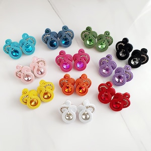Orecchini Pendenti A Goccia Romboidale In Cristallo - Set Di Orecchini Donna In Acciaio Inox E Rame Placcato Oro/Argento - Eleganti E Ipoallergenici - 4