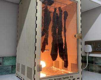 Die Biltong Banter Box, Fan & Lamp, Biltong Factory, Hersteller, Dörrgerät, Maschine, Jerky, Trockner