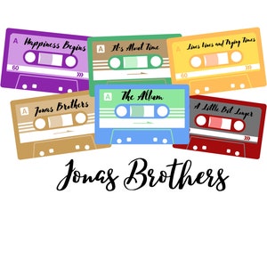 Jonas Brothers Album Cassette PNG