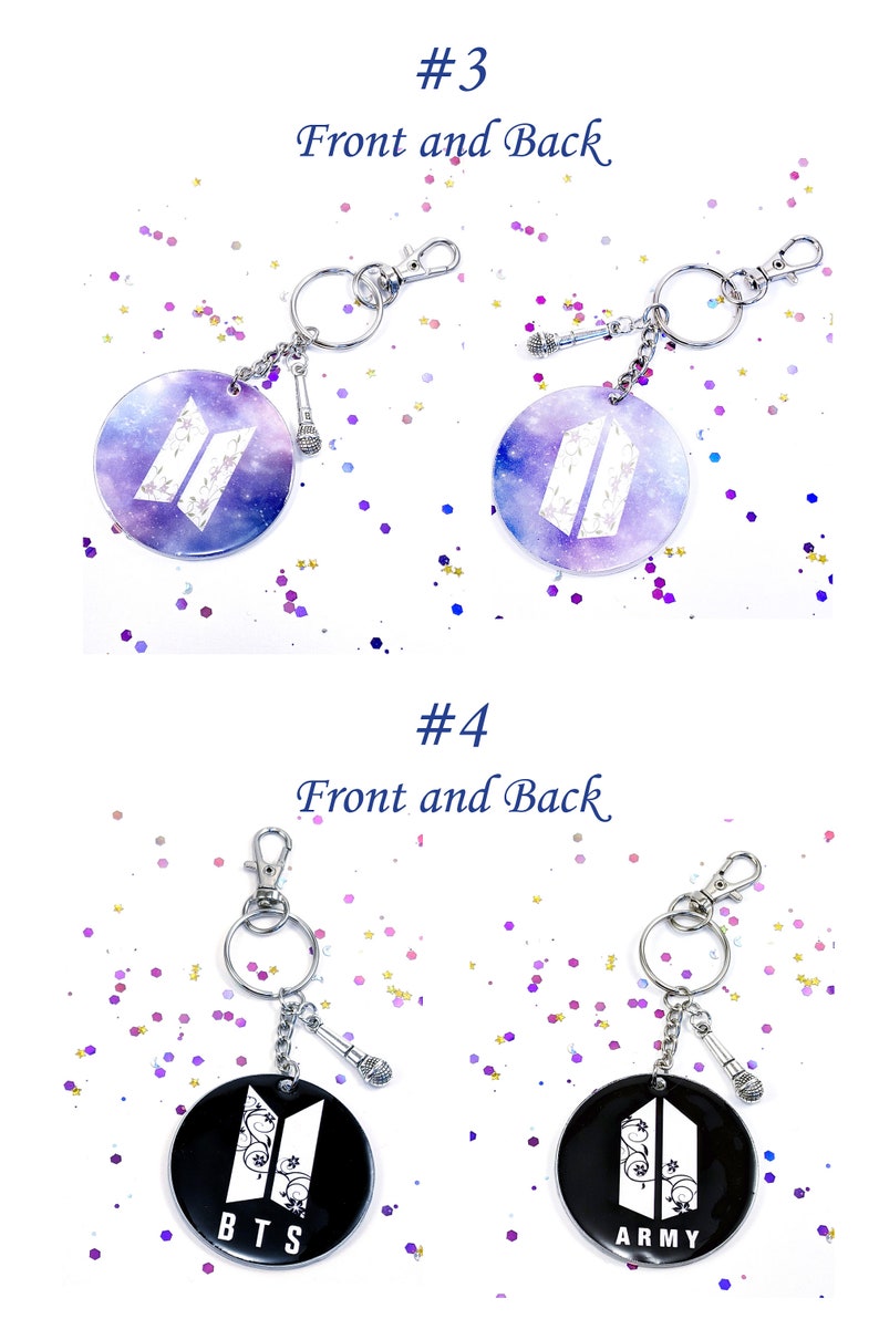 BTS Logo Keychain BTS Bag Charm Bts Logo Design BTS Etsy